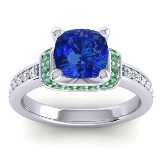 Halo Cushion Aksika Ring