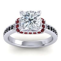 Halo Cushion Aksika Ring