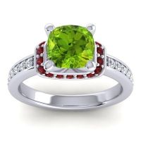 Halo Cushion Aksika Ring