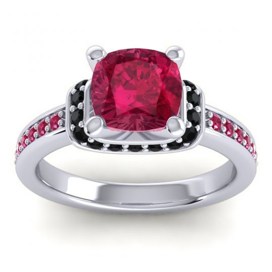 Halo Cushion Aksika Ring