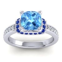 Halo Cushion Aksika Ring