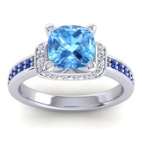 Halo Cushion Aksika Ring