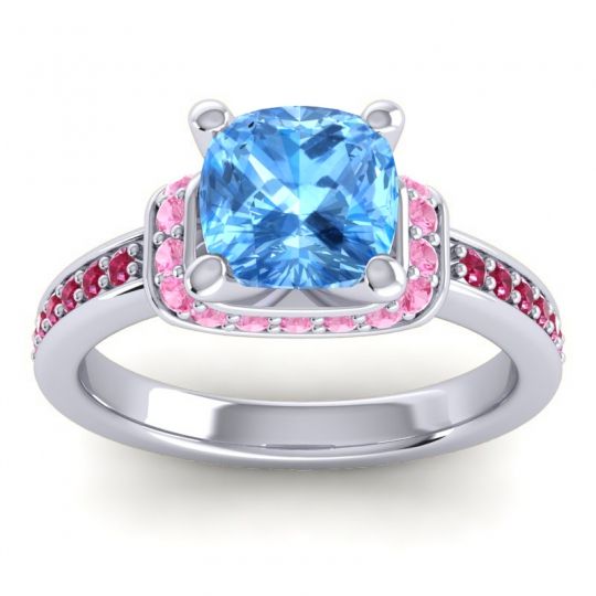 Halo Cushion Aksika Ring