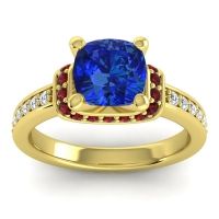 Halo Cushion Aksika Ring
