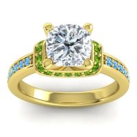 Halo Cushion Aksika Ring