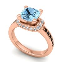 Halo Cushion Aksika Ring