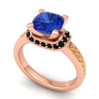 Halo Cushion Aksika Ring