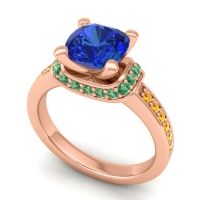 Halo Cushion Aksika Ring