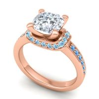 Halo Cushion Aksika Ring