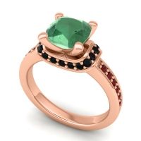 Halo Cushion Aksika Ring