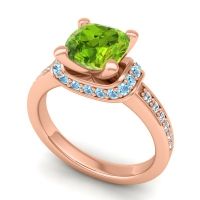 Halo Cushion Aksika Ring