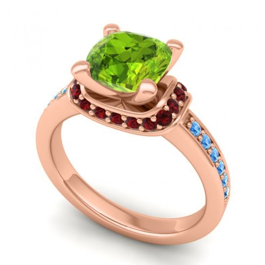 Halo Cushion Aksika Ring