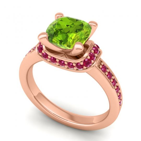 Halo Cushion Aksika Ring