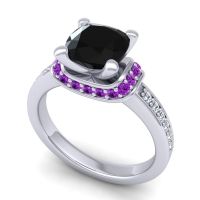 Halo Cushion Aksika Ring