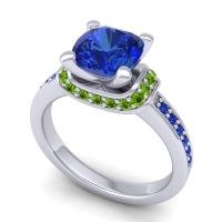 Halo Cushion Aksika Ring