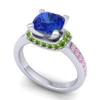 Halo Cushion Aksika Ring