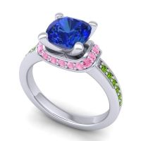 Halo Cushion Aksika Ring