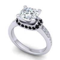 Halo Cushion Aksika Ring