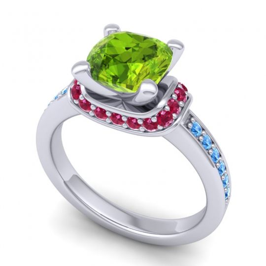 Halo Cushion Aksika Ring