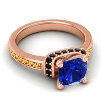 Halo Cushion Aksika Ring