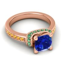 Halo Cushion Aksika Ring