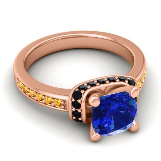 Halo Cushion Aksika Ring