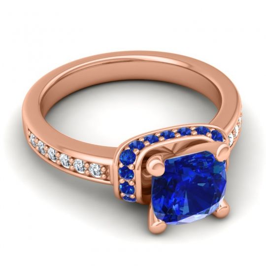 Halo Cushion Aksika Ring
