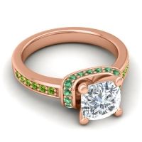 Halo Cushion Aksika Ring