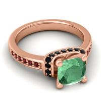 Halo Cushion Aksika Ring