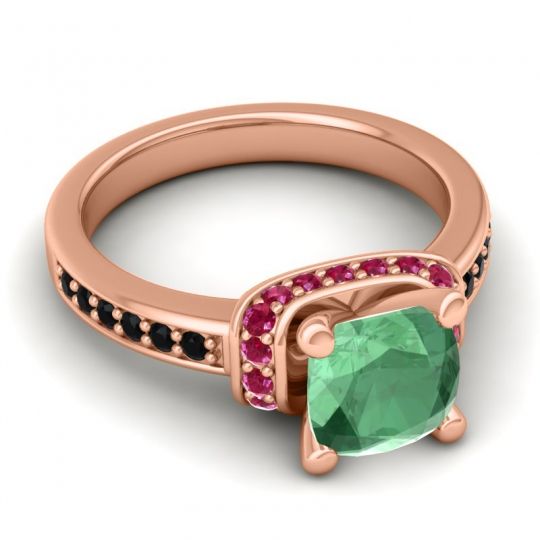 Halo Cushion Aksika Ring