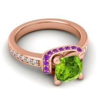 Halo Cushion Aksika Ring