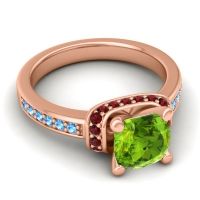 Halo Cushion Aksika Ring