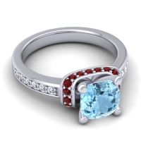 Halo Cushion Aksika Ring