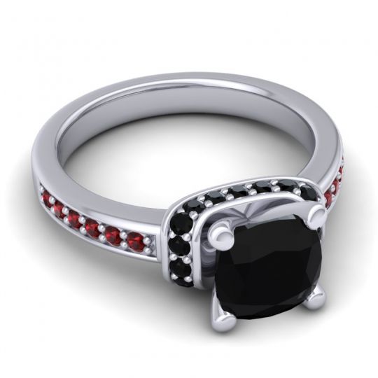 Halo Cushion Aksika Ring