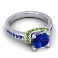Halo Cushion Aksika Ring