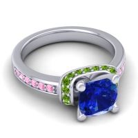 Halo Cushion Aksika Ring