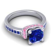 Halo Cushion Aksika Ring