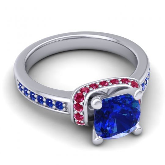 Halo Cushion Aksika Ring