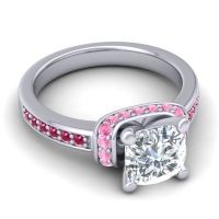 Halo Cushion Aksika Ring