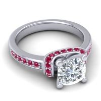 Halo Cushion Aksika Ring