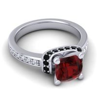 Halo Cushion Aksika Ring