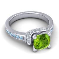 Halo Cushion Aksika Ring