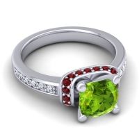 Halo Cushion Aksika Ring