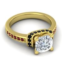 Halo Cushion Aksika Ring