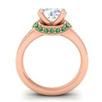 Halo Cushion Aksika Ring