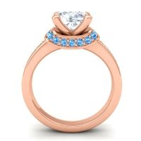 Halo Cushion Aksika Ring
