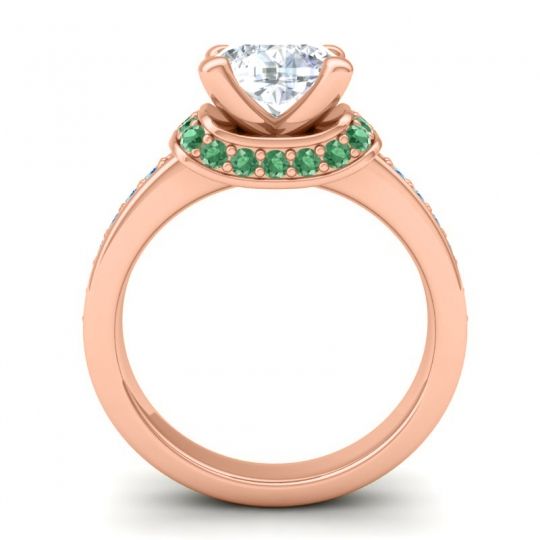 Halo Cushion Aksika Ring