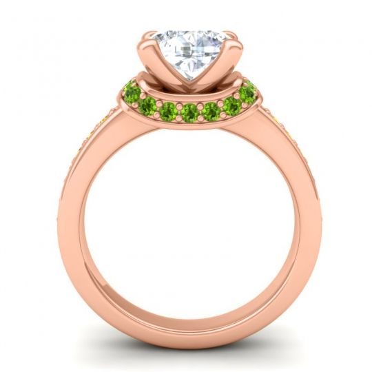 Halo Cushion Aksika Ring