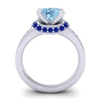 Halo Cushion Aksika Ring