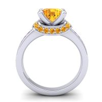 Halo Cushion Aksika Ring